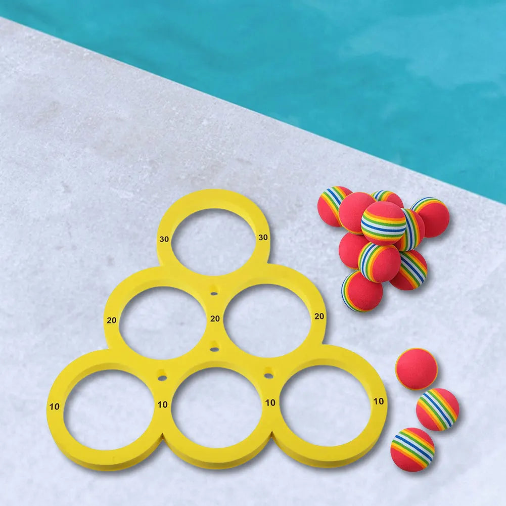 Pool  Games Set  /  10 Balls  /  Water Sports  /  Floating Pool Water Game  /   Kids  /  Adults  /  Swimming Pool Water Game