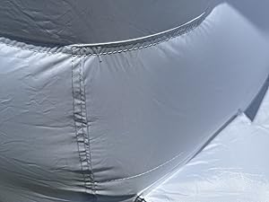 Kids 9x9x7ft Soft Play White Bounce House With Slide and Ball Pit / Party / Inflatable Mini Bouncy Castle With Blower